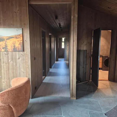 Modern Mountain Cabin With Panorama View- Beds Made Up And Ready And Final Washing Included Prázdninový dům *